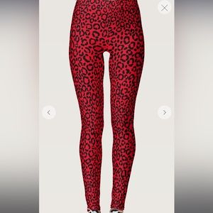 Red Leopard Beach Riot Leggings